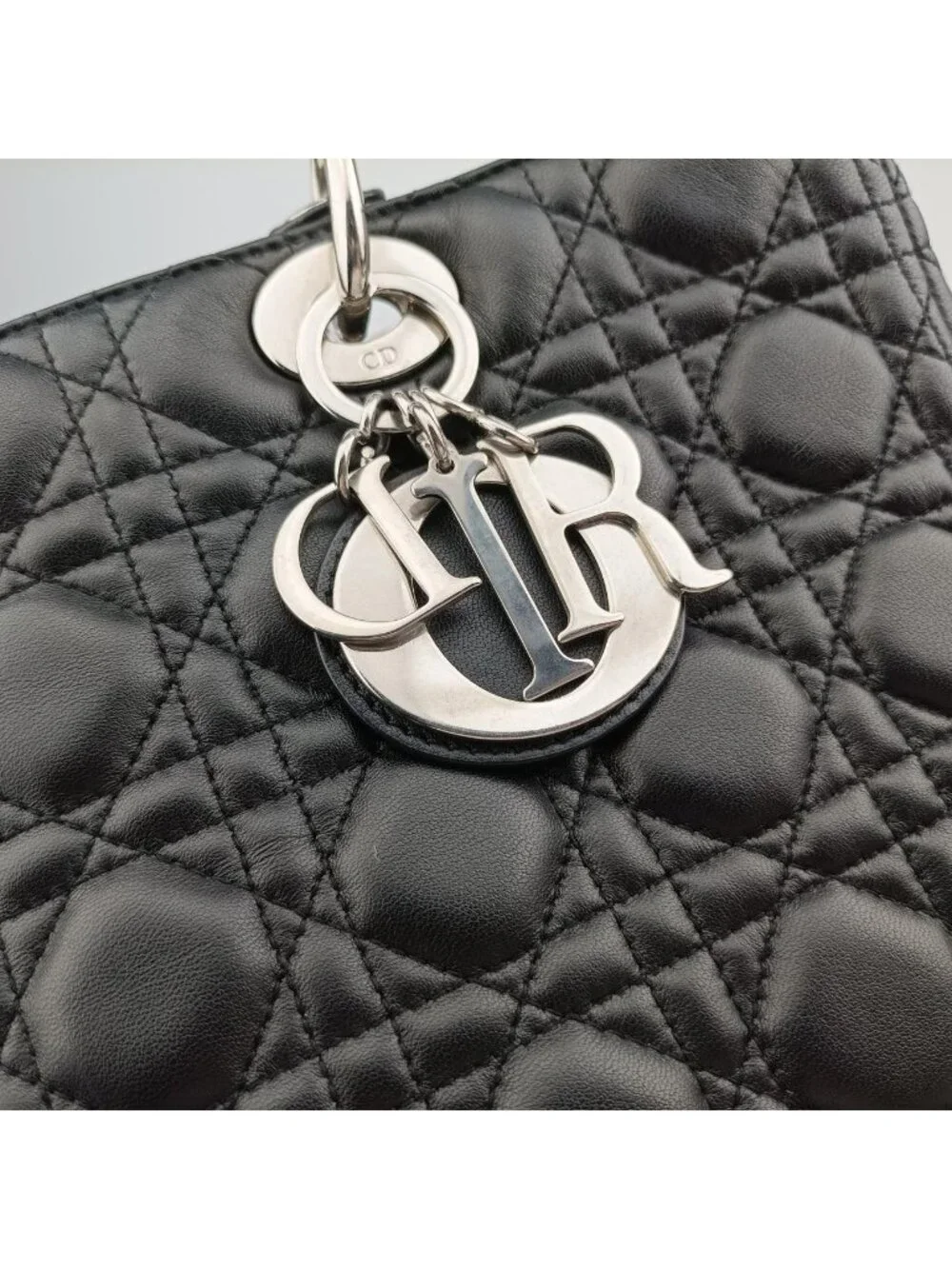 Dior Lady Black Lambskin Handbag